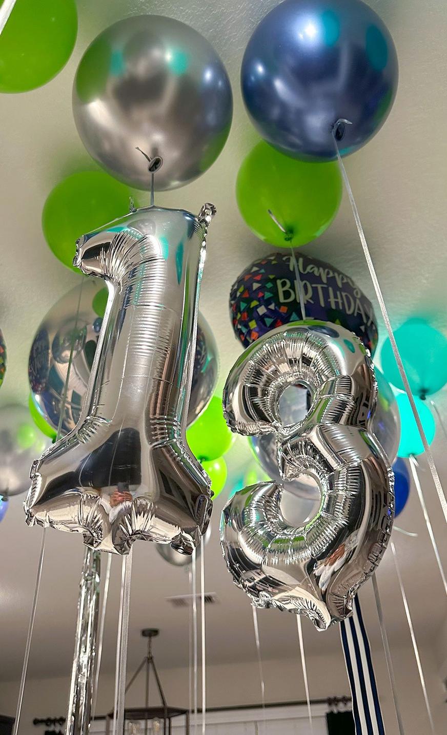 Foil Balloons Numbers