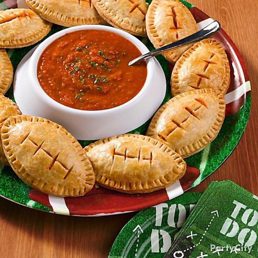 Football Superbowl Party Food Pizza Pockets