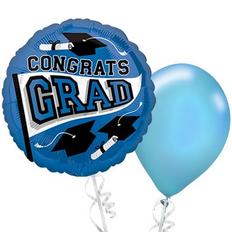 Blue Graduation Balloons