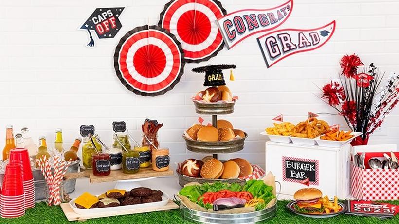 Craft a DIY Burger Bar for Your Grad’s Party