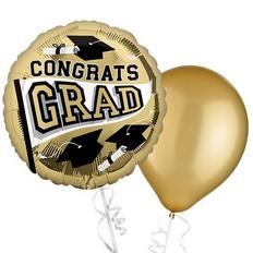 Gold Graduation Balloons