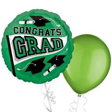 Green Graduation Balloons