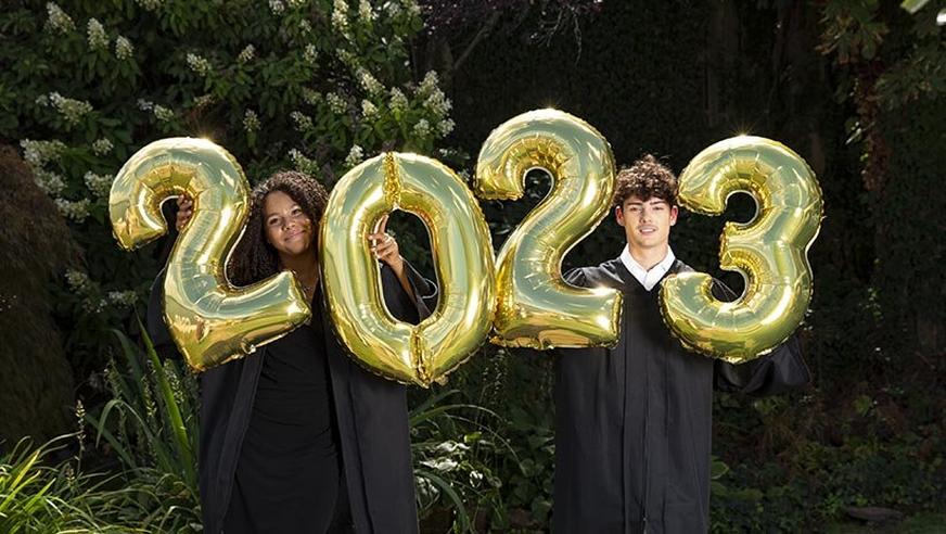 Backyard Graduation Balloon Numbers