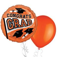 Orange Graduation Balloons
