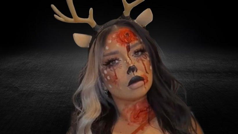 Possessed Deer Makeup