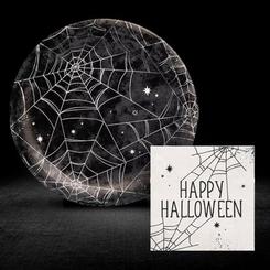 Spiderweb Night Halloween Theme