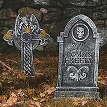 Halloween Tombstones & Cemetery