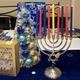 Light-Up Hanukkah Wood Shadow Box, 11.8in x 5.5in