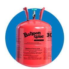 Party Factory Helium bottle for up to 30 Balloons incl. Latex Balloons,  Helium Cylinder 7 cu. ft. Gas with filling quantity for Balloons, Ideal for
