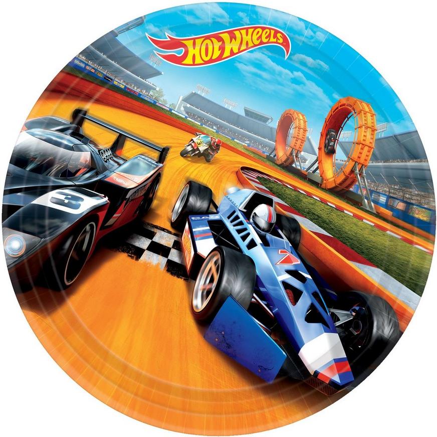Hot Wheels Lunch Plates 8ct