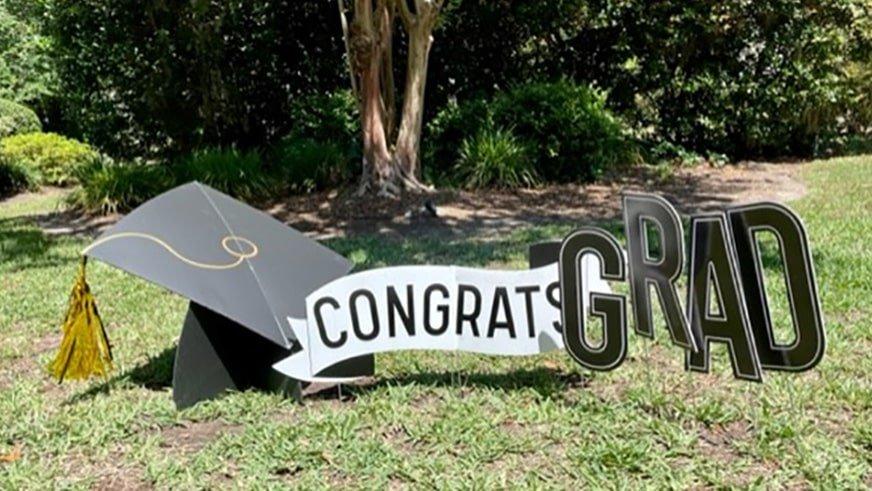 Lawn Signs Honoring Graduates