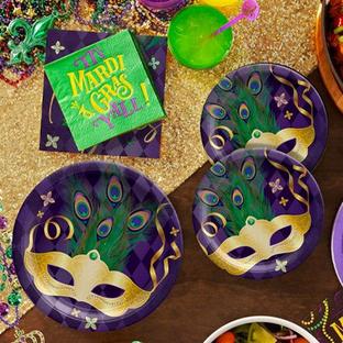 Mardi Gras Party Tableware Themes