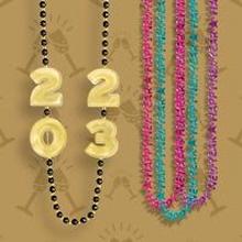 New Year's Eve Bead Necklaces