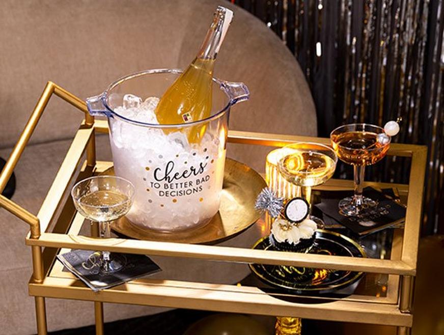 New Year's Eve Champagne Bar and Mixology Cocktail Station