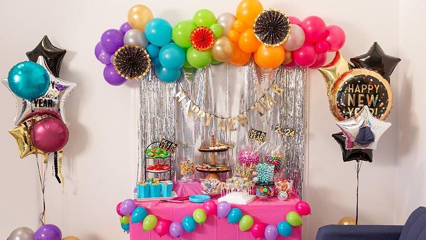 NYE Colorful Sweets Station
