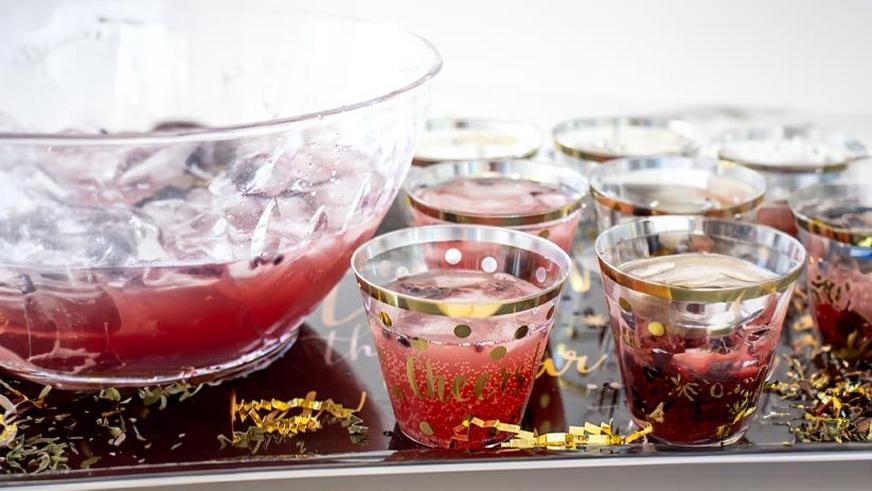 New Years Eve Mocktail Punch Recipe