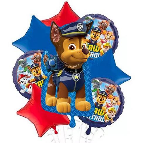 Globo Chase Patrulla Canina  Paw patrol balloons, Paw patrol birthday, Paw  patrol birthday decorations
