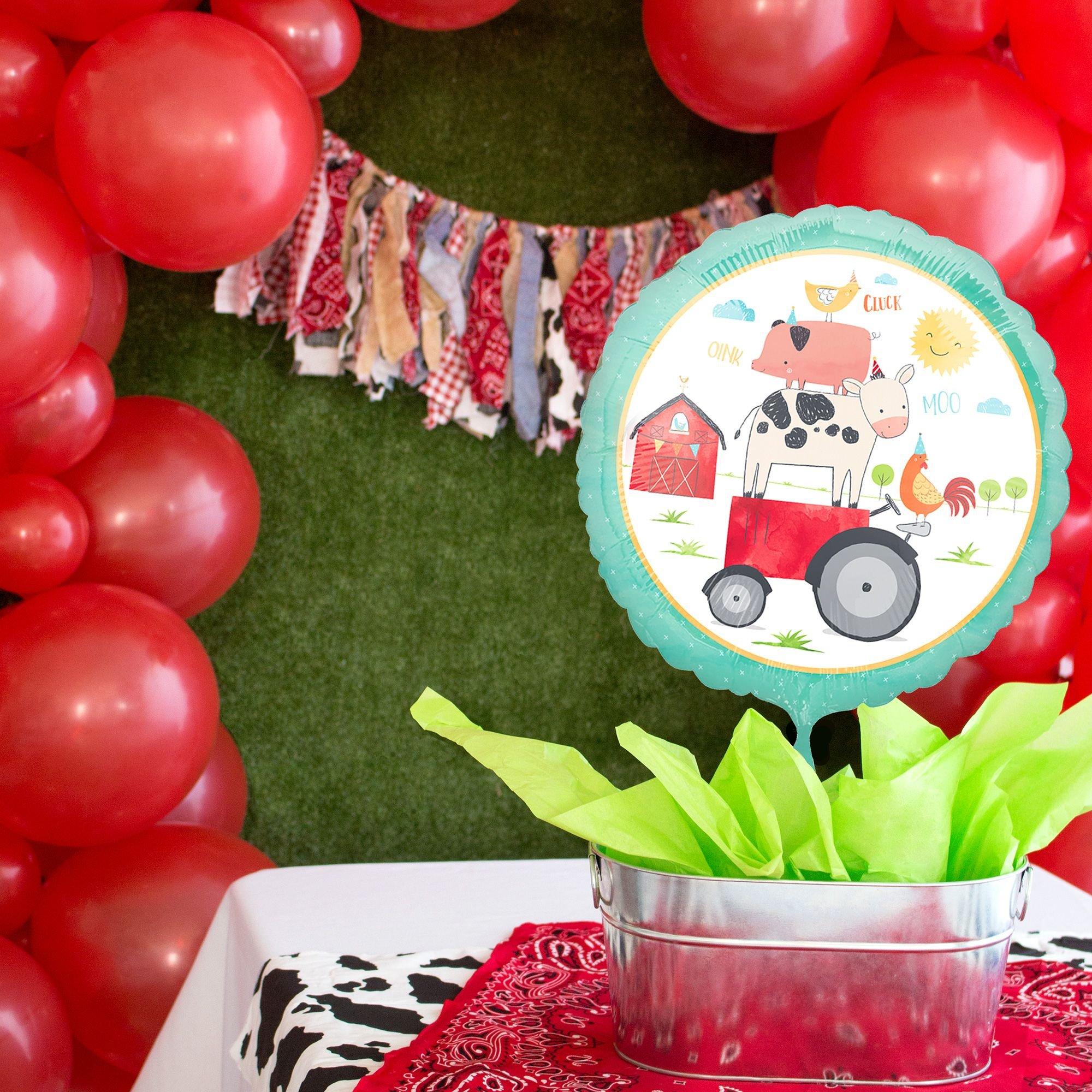 Barnyard Balloon Centerpiece