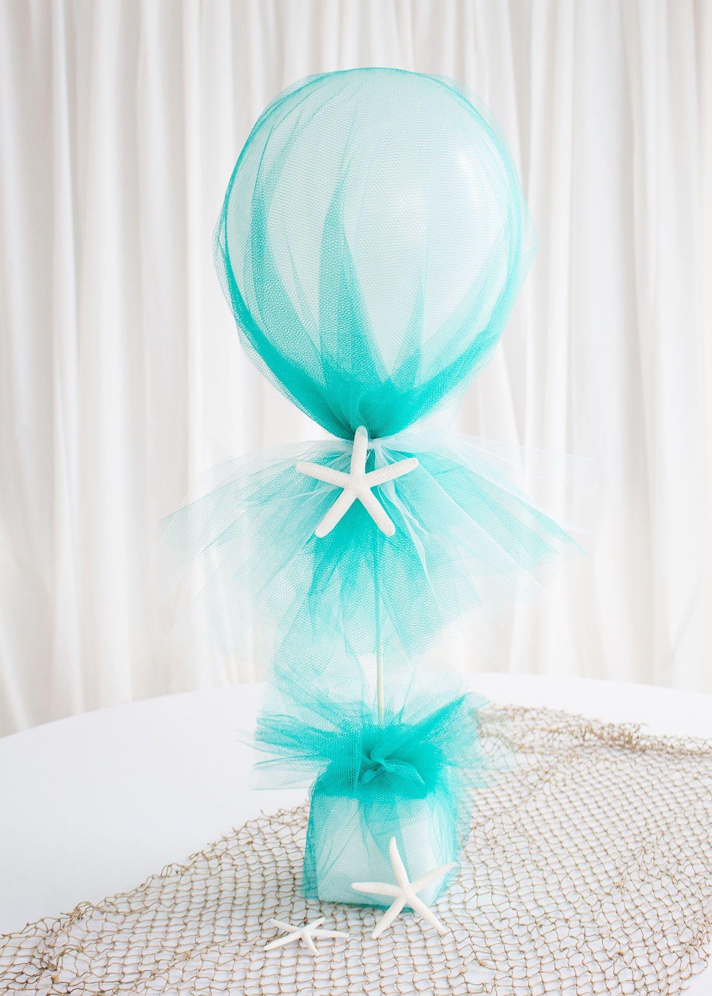 Balloon Centerpiece with Tulle