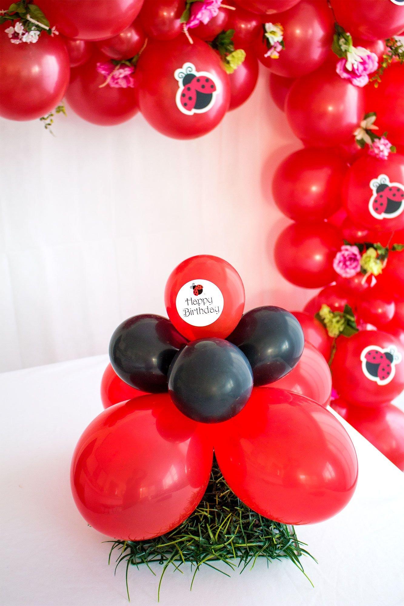 Ladybug Balloon Centerpiece