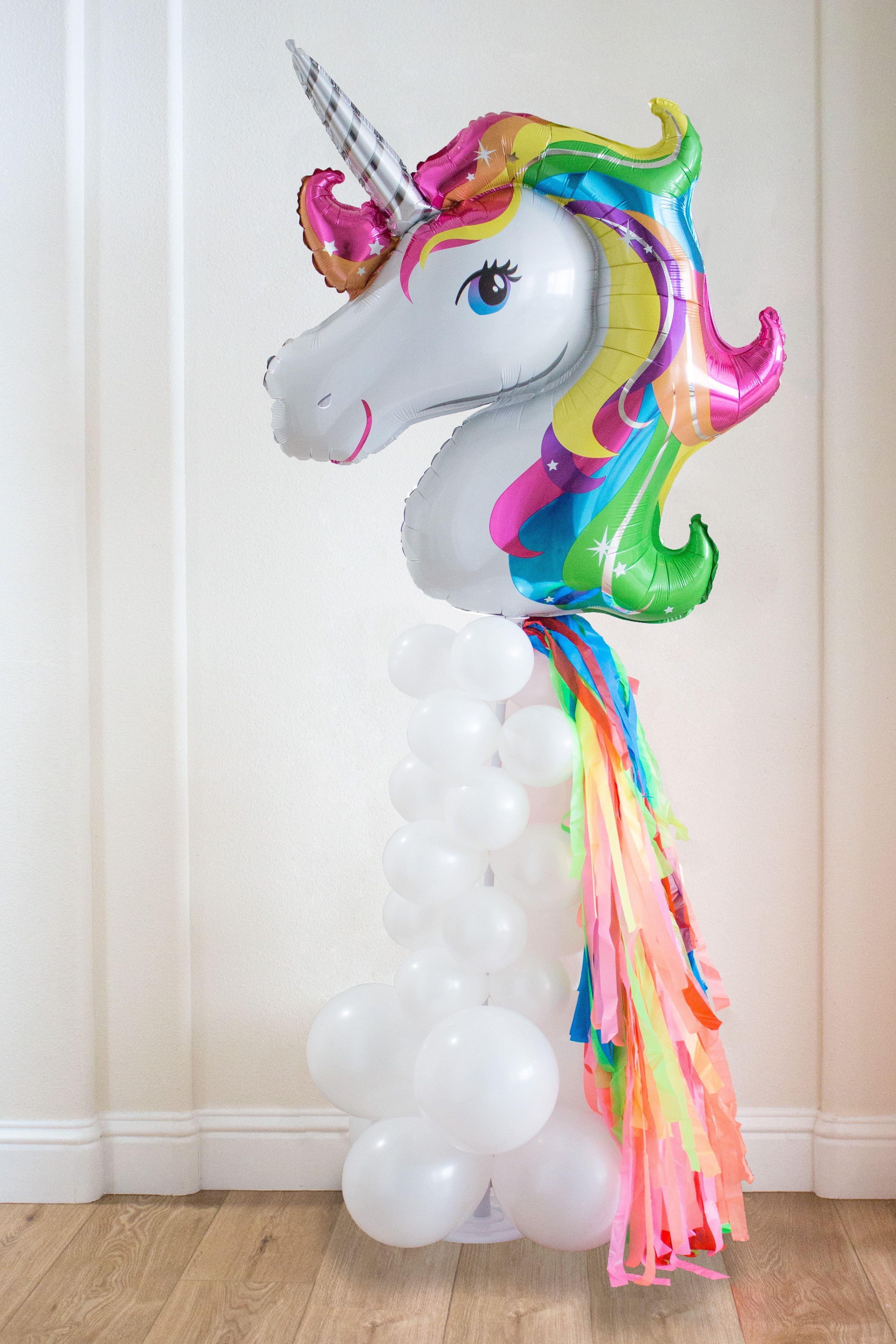 Mini Unicorn Balloon Column