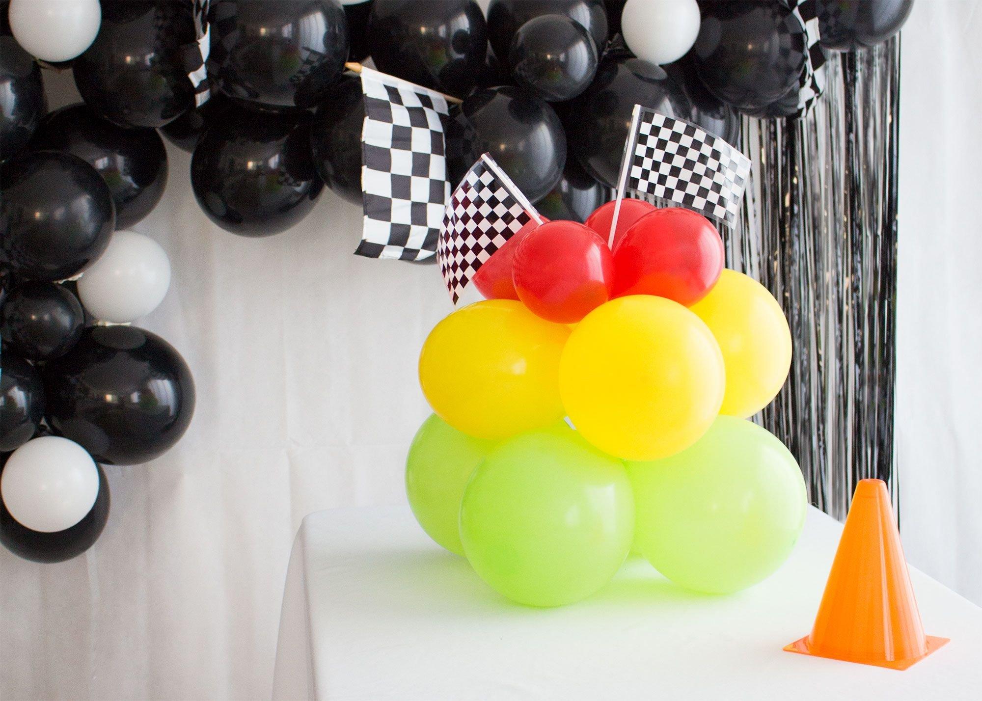 Racecar Balloon Centerpiece