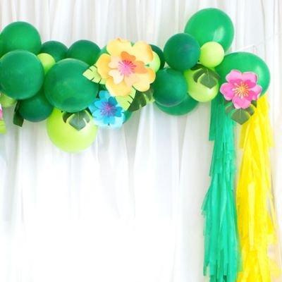 Create a Themed Balloon Garland with Latex Balloons Using Decorations Foil Balloon Garland