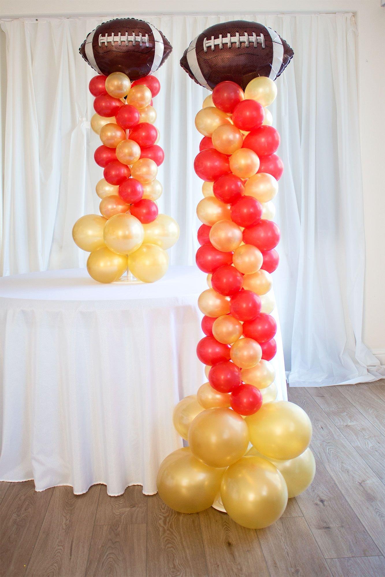 Super Bowl Sports Balloon Column