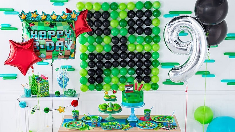 Pixelated Birthday Party Collection