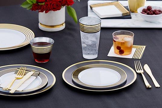 Premium Tableware - Fancy Plastic Plates