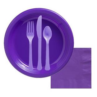 Purple Tableware