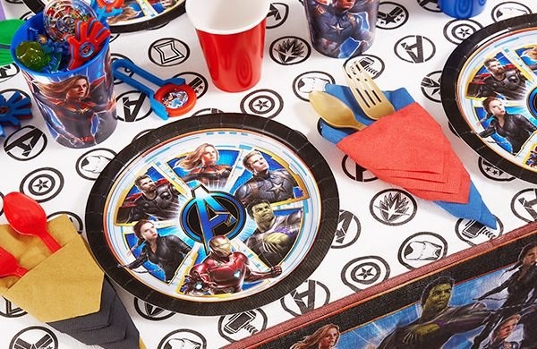 Avengers Plates, Cups and Napkins