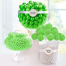 Green Candy Buffet Table