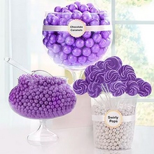 Purple Candy Buffet Table