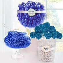 Royal Blue Candy Buffet Table