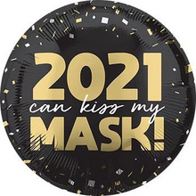 New Years Eve Kiss My Mask Tableware Theme