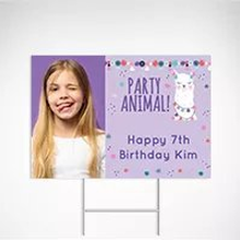 Party City Custom Fan Faces Prop Signs, Upload Your Own, Personalized  Birthday Party Supplies, 11? Tall, 6 Count : : Home