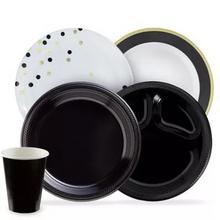 Black Plates, Cups & More