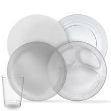 Clear Plates, Cups & More