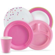 Pink Plates, Cups & More