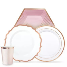 Rose Gold Plates, Cups & More