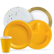 Sunshine Yellow Plates, Cups & More