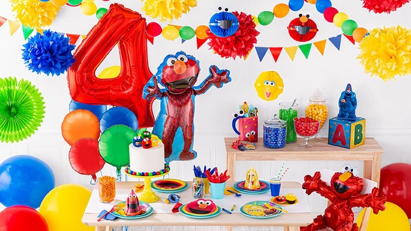 Cookie Monster Sesame street Birthday Party Ideas