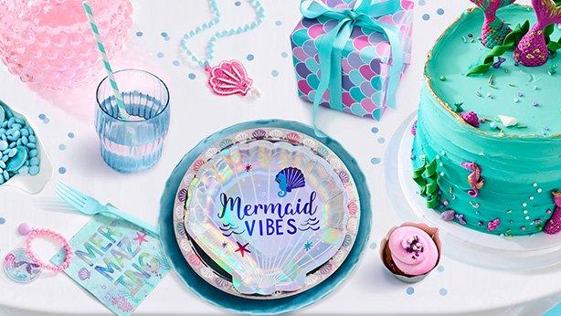 Shimmering Mermaid Birthday Party Supplies