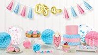 Gender Reveal Baby Party Supplies
