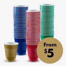 16oz Solid Color Plastic Cups