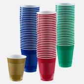 Solid Color Plastic Cups