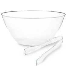 Clear Trays, Bowls & Utensils