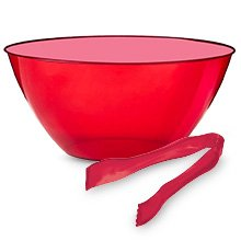 Red Trays, Bowls & Utensils
