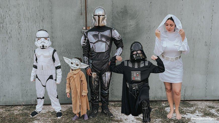 Star Wars costume party